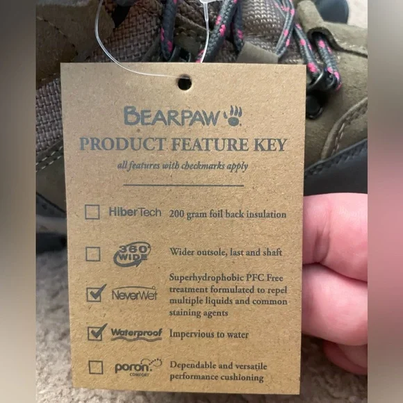 Bearpaw Women’s Corsica Hiker Boot Size 10 NWT - Picture 3 of 11